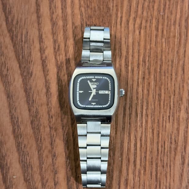 [초희귀] SEIKO 5 TV스크린 수동 Deep Navy Automat