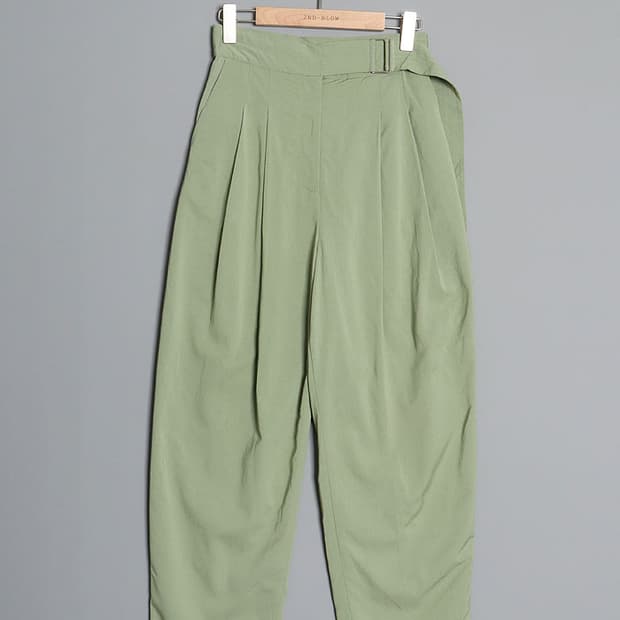 Mila Owen Belted Wide Slacks (27~28)