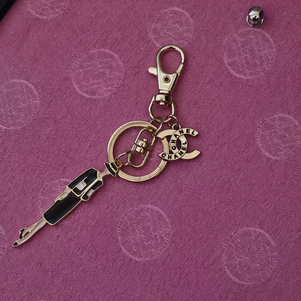 샤넬 정품 빈티지 업사이클링 키링