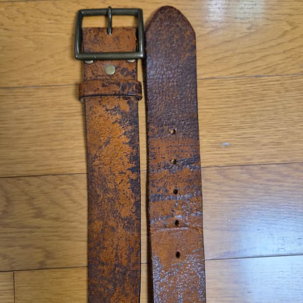 rrl 디스트레스트 가죽벨트 36