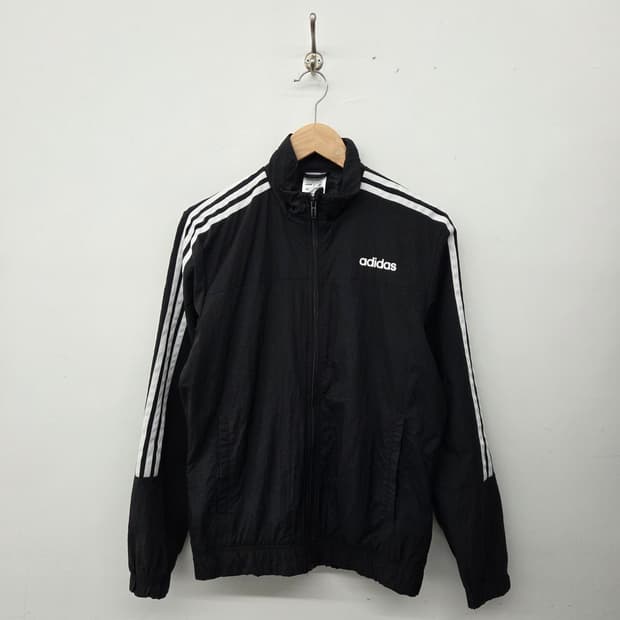 아디다스 삼선 트랙탑 블랙 남m