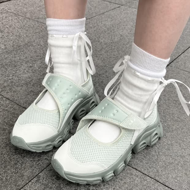 Adidas 아디다스 아디폼 메리제인 발레코어 슈즈 민트 JH7555
