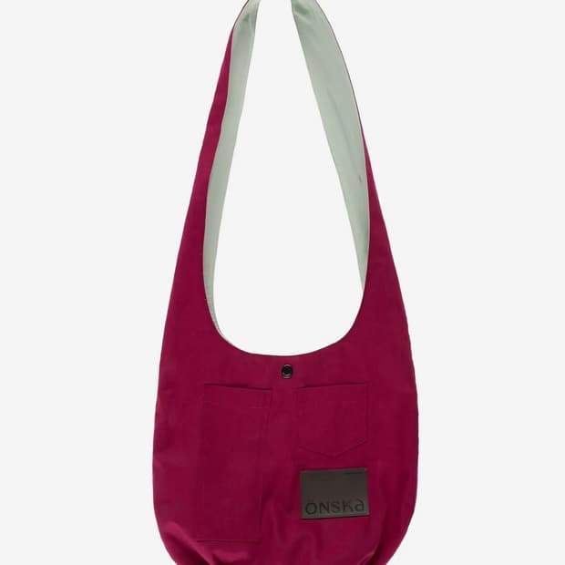 온스카 가방 REVERSIBLE POCKET HALF BAG (CHERR