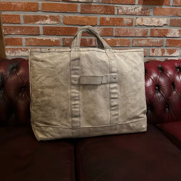50s USA Vintage Canvas Coal Bag