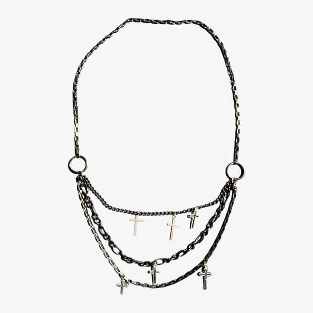 00’s Archive Vkei Y2K Cross Necklace