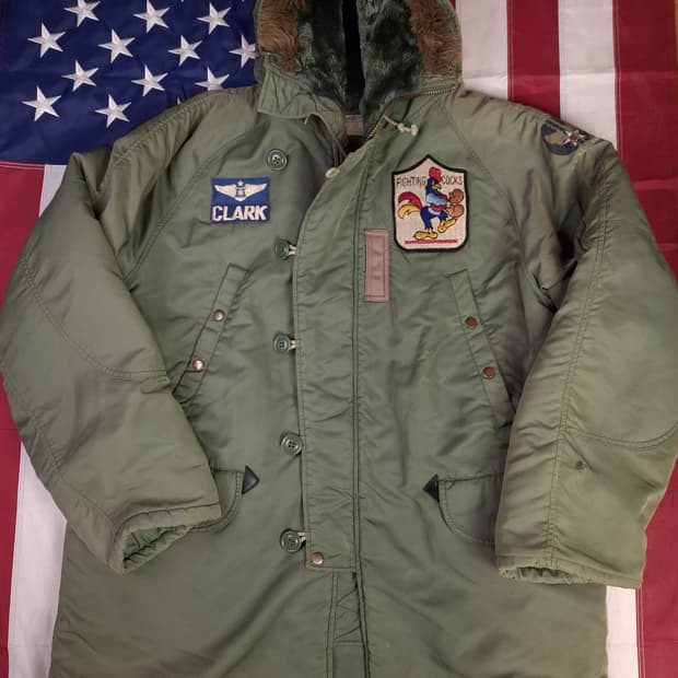 오리지날 휴스턴 미공군 N-3B 파카