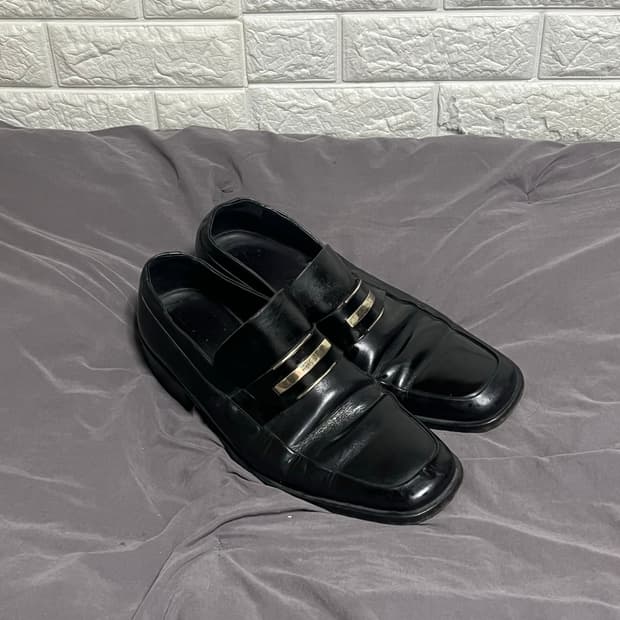 ‘00s’ Vintage Gucci Loafers Leather 