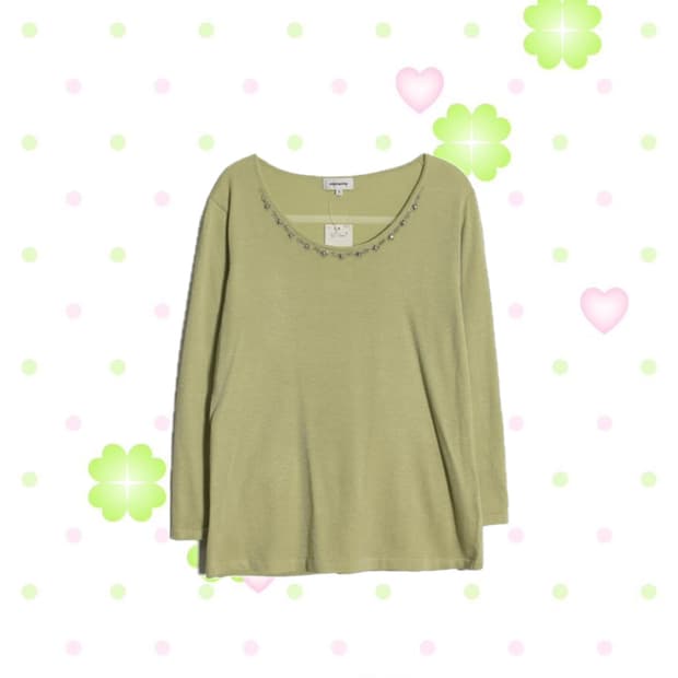 일본 빈티지 말차 티셔츠