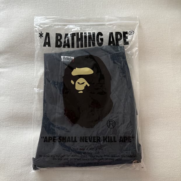 베이프 데님 팬츠 블랙 M