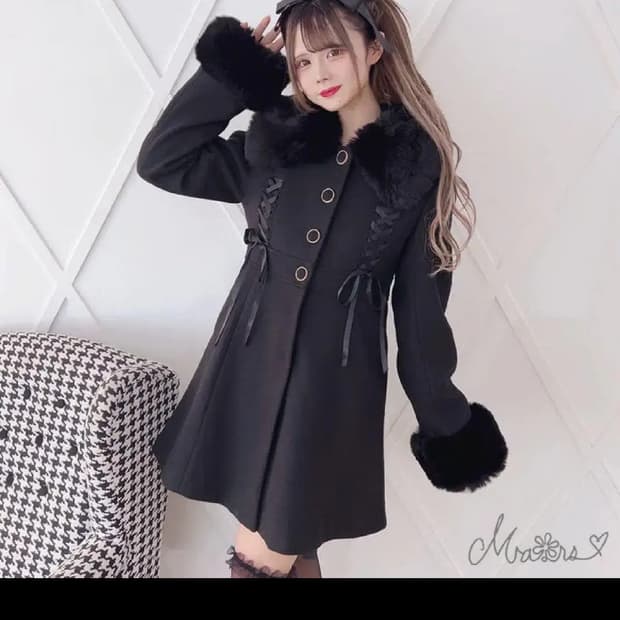 마즈 롱코트 블랙 양지뢰 판매