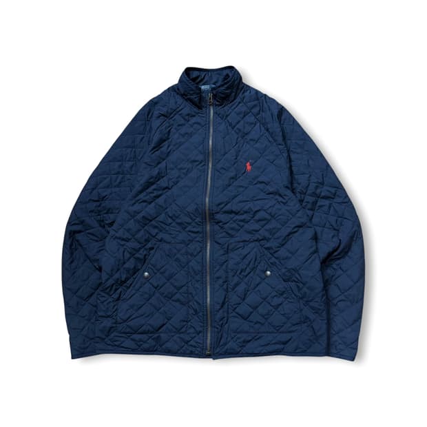 폴로 랄프로렌 네이비 퀄팅자켓 