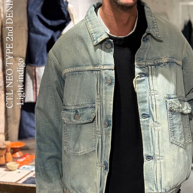 [3] cottle 코틀 c.t.l neo type 2nd 데님자켓