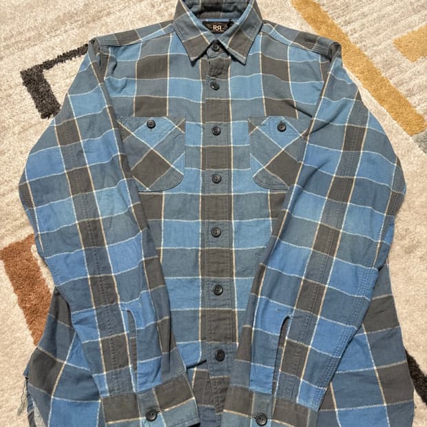 RRL 더블알엘 체크 셔츠