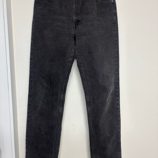 usa90s 오렌지탭 리바이스 505 블랙(흑청) 36사이즈 36x34