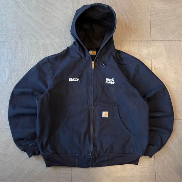 미국 생산 칼하트 j131 네이비 액티브 자켓 