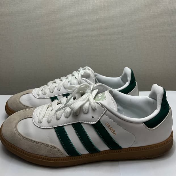 아디다스 삼바 OG 화이트 그린