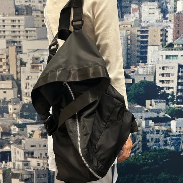 지초이 듀얼 집 백팩 가방 