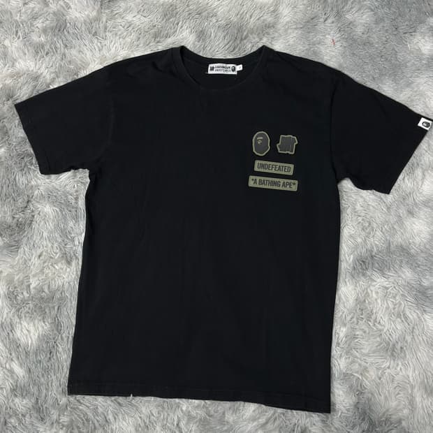 베이프 언디핏 17ss 콜라보 반팔 XL 