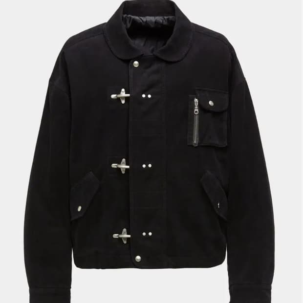 쿠어 워시드 파이어맨 자켓 L (워시드블랙)