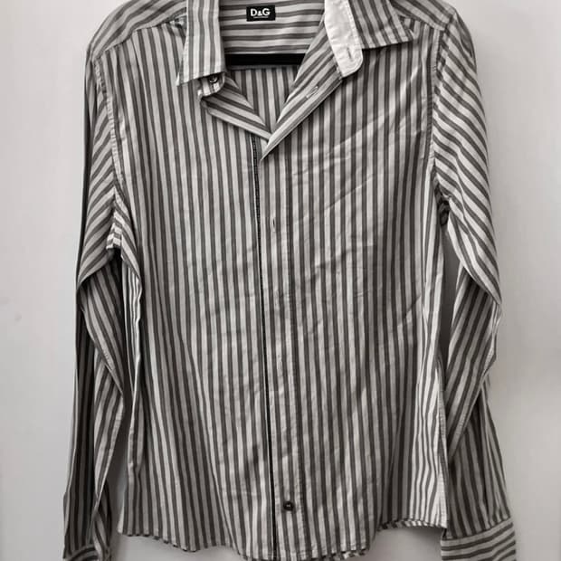 2010s D&G 세컨라인 스트라이프 셔츠 50