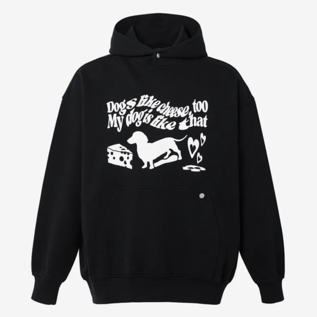 무신사 애드오프 후드티셔츠 100~105