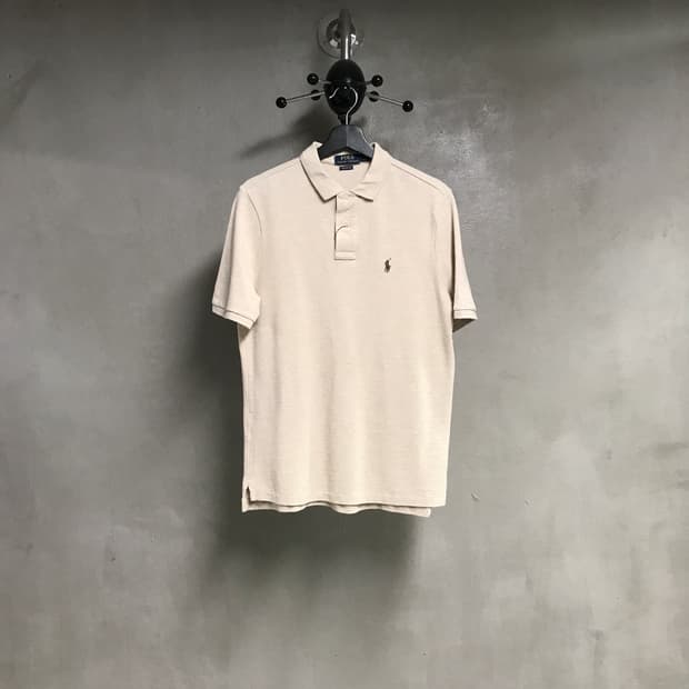 폴로 랄프로렌 QR PK 반팔 카라티 베이지 S