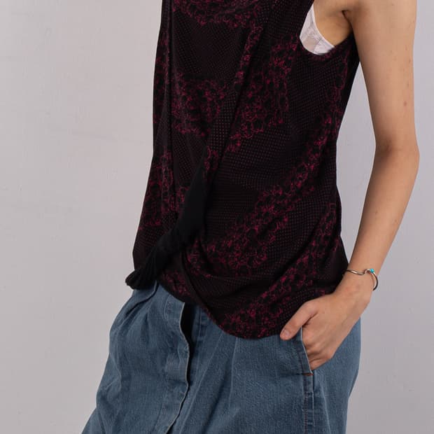 HYSTERIC GLAMOUR SKULL TANK TOP