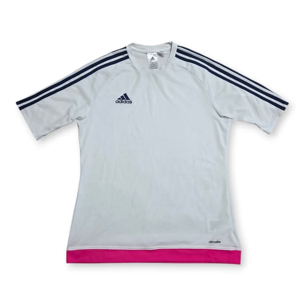 Adidas 아디다스 에스트로 저지 화이트 스포츠 반팔 티셔츠