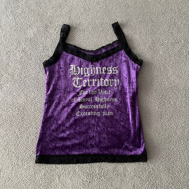 Y2k lace sleeveless
