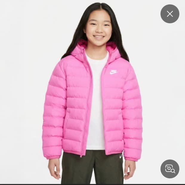 나이키 핑크 패딩