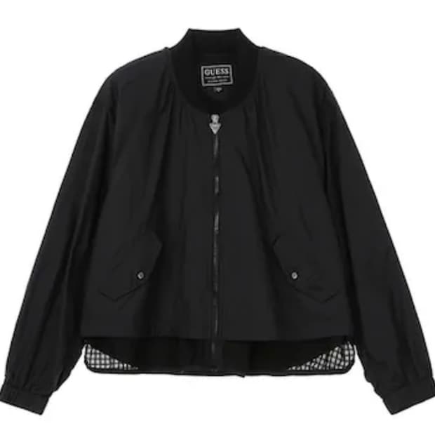 게스 톤톤 배색 봄버 s사이즈