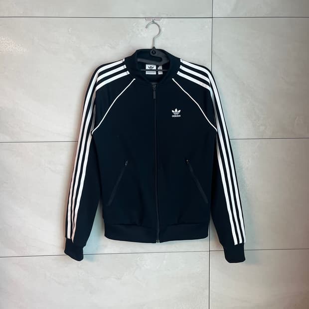 아디다스 파이어버드 슈퍼스타 져지 블랙 [XS] 