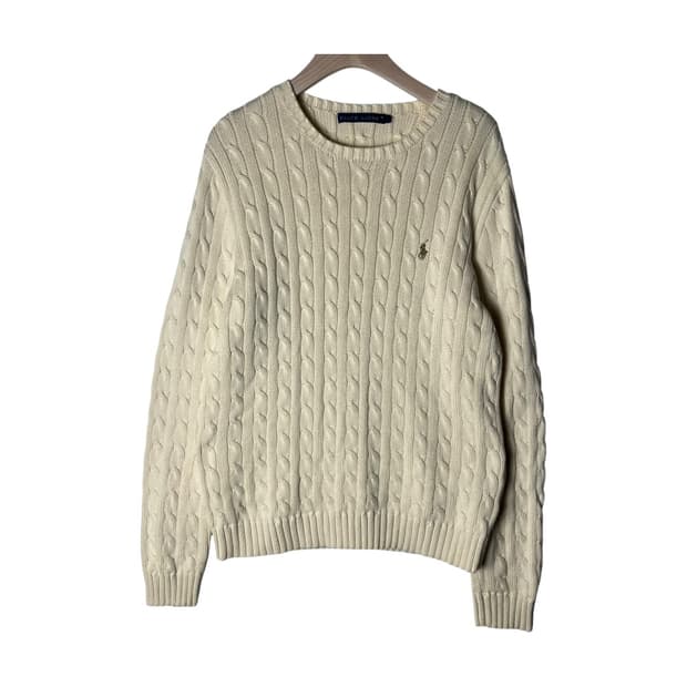 [Ralph Lauren] 폴로랄프로렌 초코포니 꽈배기 니트