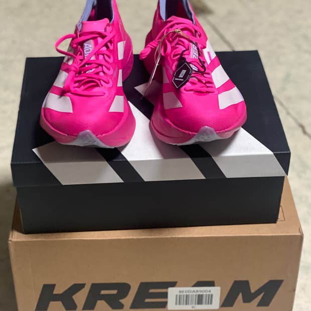 아디다스 아디제로 아디오스 프로4 핑크 265사이즈 새상품