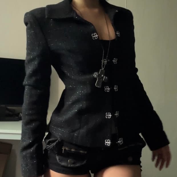 오리엔탈 버튼 자켓