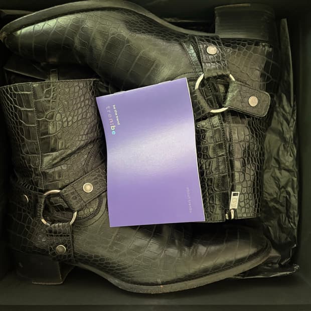 생로랑 하네스 크로커다일