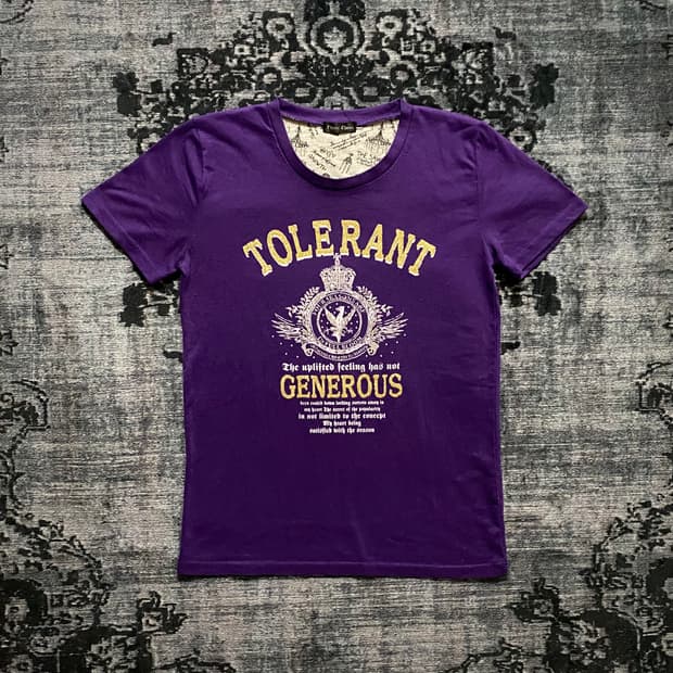 Purple Graphic T-shirt