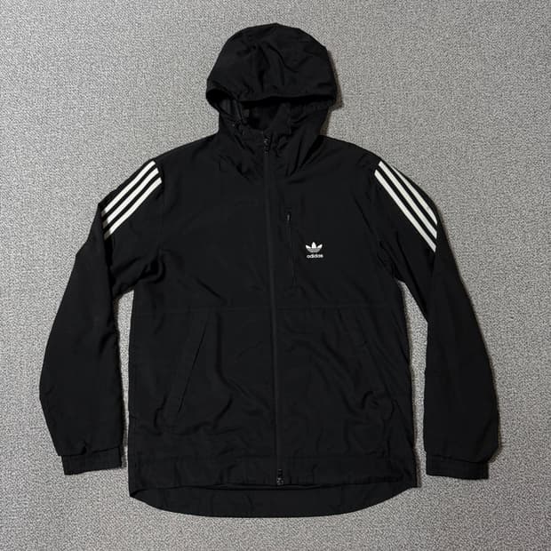 아디다스 바람막이 후드 자켓 L