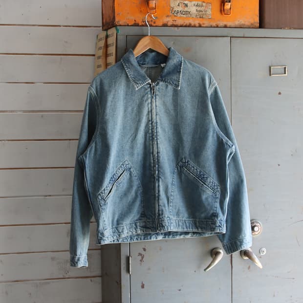 (착용컷) GU 데님 집업 자켓 (남성용 103)