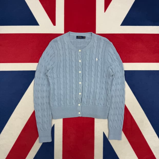 폴로 가디건 여성 XL