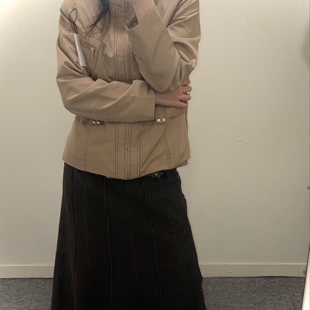 ⊱아카이브 하이넥 벨티드 자켓⊰