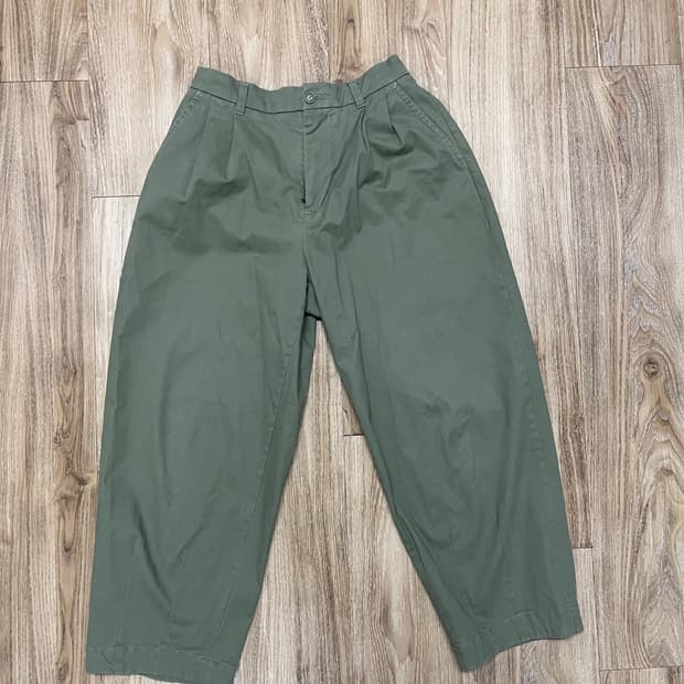 후아유 투턱 와이드 벌룬팬츠