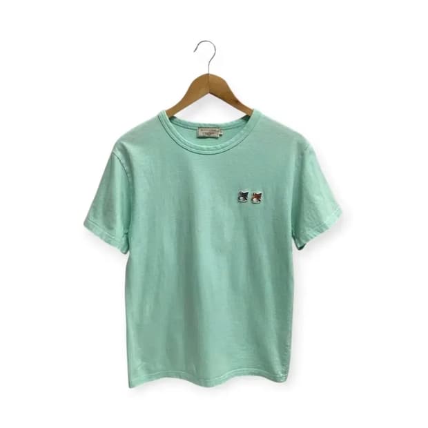 메종키츠네 더블 폭스 라운드티 S