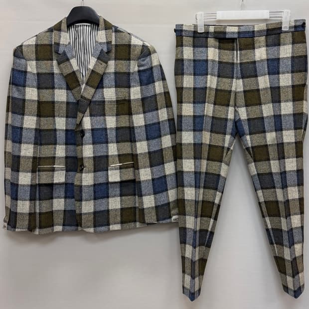 톰브라운 체크 울 수트 셋업 ( 3 )