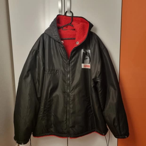 오버핏 양면 후드