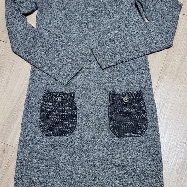 샤넬 스웨터 원피스그레이 EU36