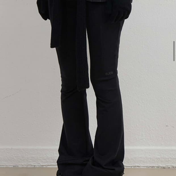 OJOS Button Slit Bootcut Pants
