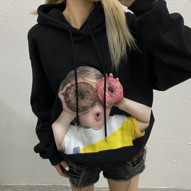 아크메드라비 도넛소년 블랙 후드 1