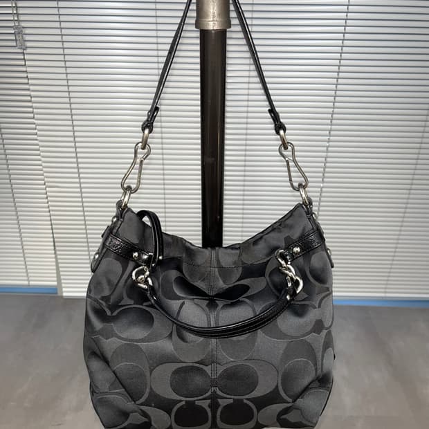 Coach Black Square Shoulder Bag