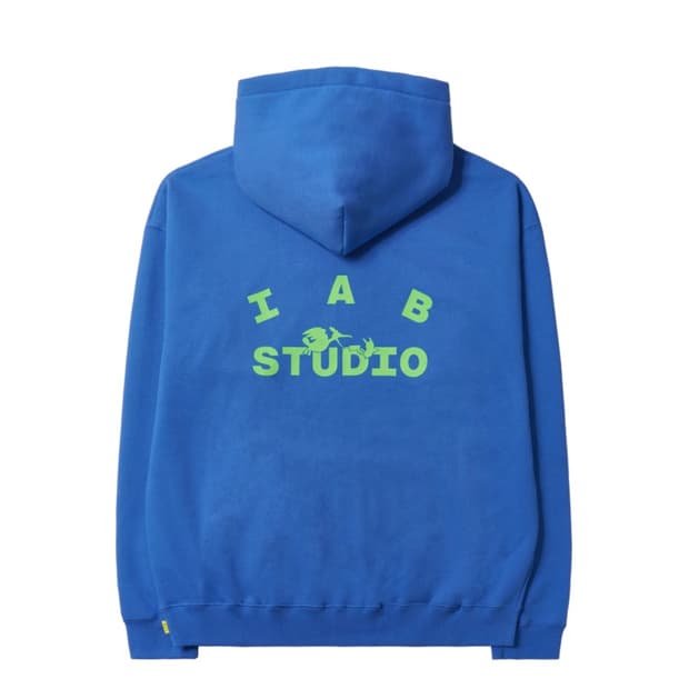 L 아이앱 스튜디오 x 포켓몬 통째로 삼켜진 피카츄 후드 블루 그린